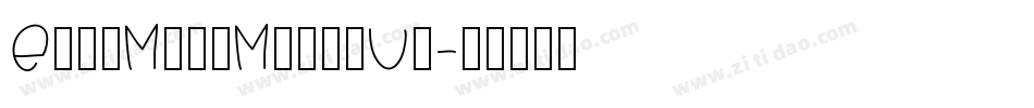 EvenMoreMixedUp字体转换