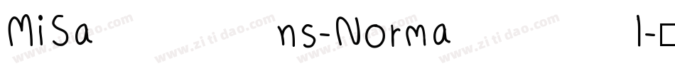 MiSans-Normal字体转换
