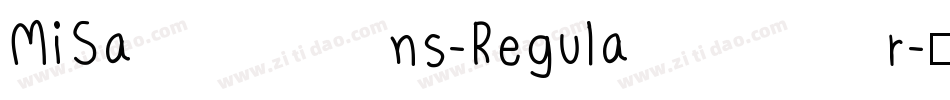 MiSans-Regular字体转换