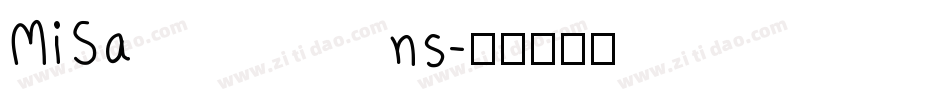 MiSans字体转换