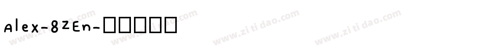Alex-8ZEn字体转换