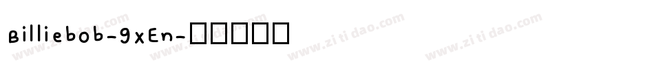 Billiebob-9xEn字体转换