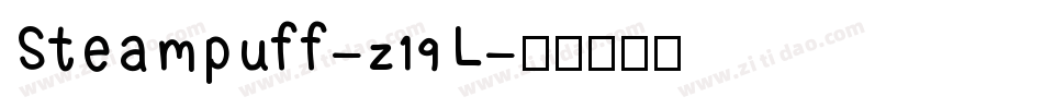 Steampuff-z19L字体转换