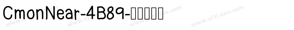 CmonNear-4B89字体转换