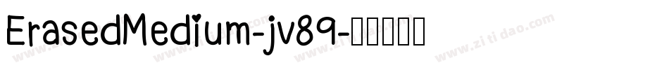 ErasedMedium-jv89字体转换