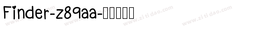 Finder-z89aa字体转换