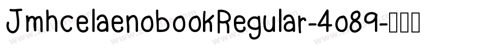 JmhcelaenobookRegular-4o89字体转换