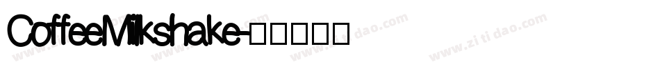 CoffeeMilkshake字体转换