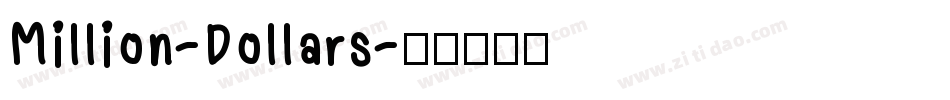 Million-Dollars字体转换