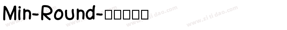 Min-Round字体转换