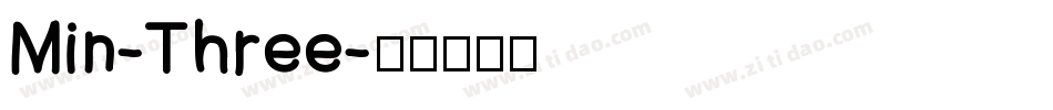 Min-Three字体转换