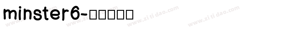 minster6字体转换