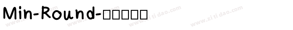 Min-Round字体转换