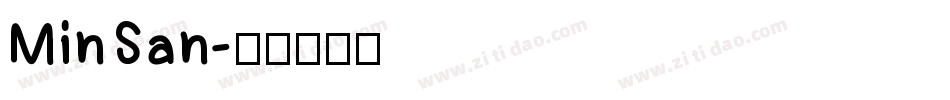 MinSan字体转换