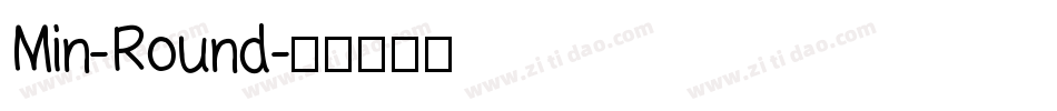 Min-Round字体转换