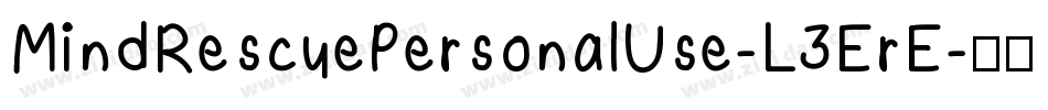 MindRescuePersonalUse-L3ErE字体转换