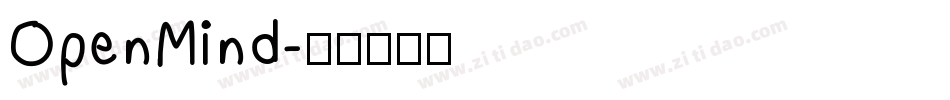 OpenMind字体转换