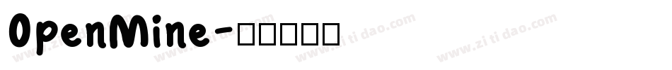 OpenMine字体转换
