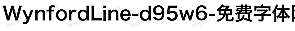 WynfordLine-d95w6字体转换