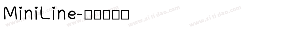 MiniLine字体转换