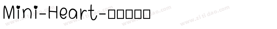 Mini-Heart字体转换