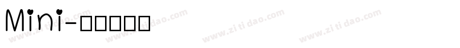 Mini字体转换