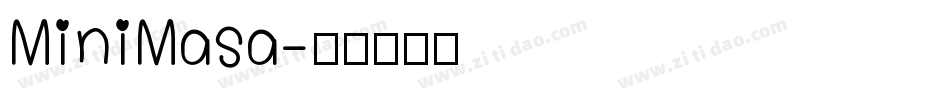 MiniMasa字体转换
