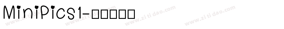 MiniPics1字体转换