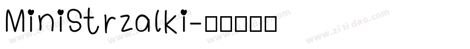 MiniStrzalki字体转换