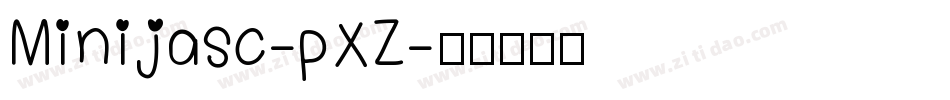 Minijasc-pXZ字体转换
