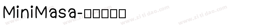 MiniMasa字体转换