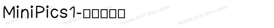 MiniPics1字体转换