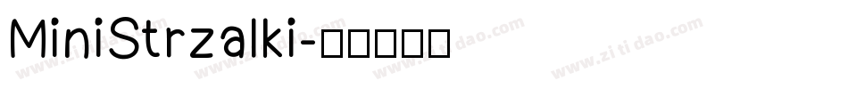MiniStrzalki字体转换