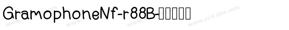 GramophoneNf-r88B字体转换