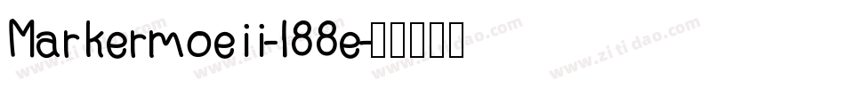 Markermoeii-l88e字体转换