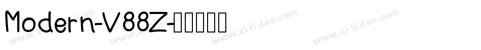 Modern-V88Z字体转换