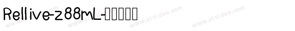 Rellive-z88mL字体转换