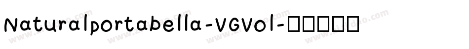 Naturalportabella-VGVol字体转换