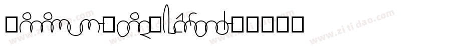 Minimum-NoirPlafond字体转换