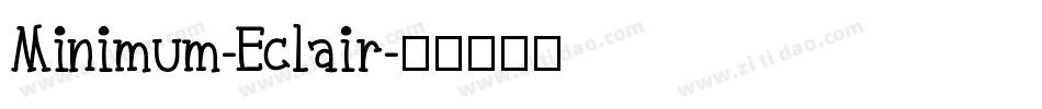 Minimum-Eclair字体转换