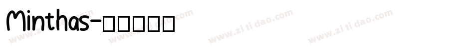 Minthas字体转换