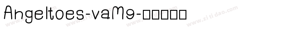Angeltoes-vaM9字体转换
