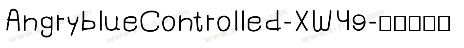 AngryblueControlled-XWY9字体转换