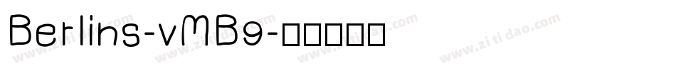 Berlins-vMB9字体转换