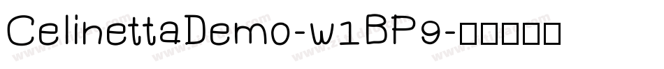 CelinettaDemo-w1BP9字体转换