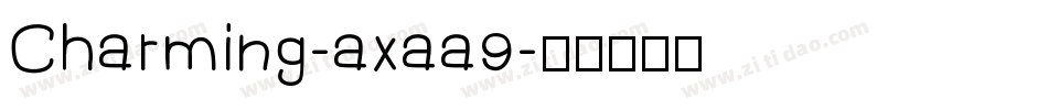 Charming-axaa9字体转换