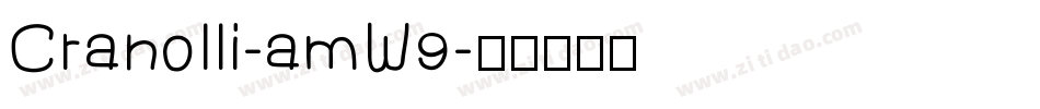 Cranolli-amW9字体转换