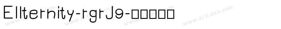 Ellternity-rgrJ9字体转换