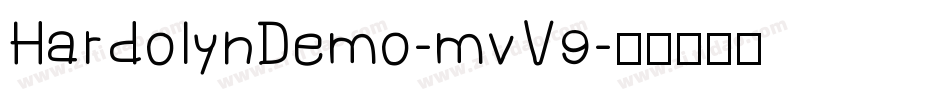 HardolynDemo-mvV9字体转换