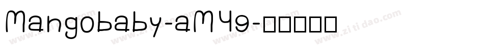 Mangobaby-aMY9字体转换